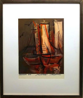 Zdeňka Holejšovská - Plachetnice - umělecký tisk